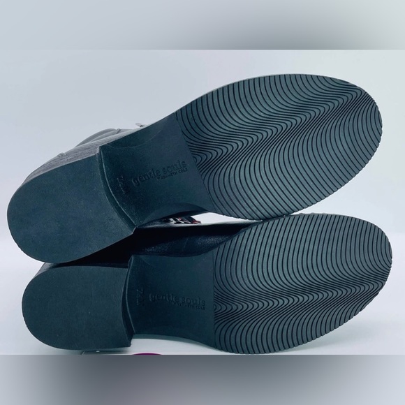 NIB 7.5 Black Gentle Souls Kenneth Cole Brooklyn Lace Up Ankle Boot - Picture 11 of 14